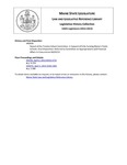 Legislative History:  Report of the Trenton School Committee: In Support of Fully Funding Maine's Public Schools (HP938)