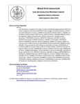 Legislative History: Joint Resolution in Support of the State of Israel (HP1112) by Maine State Legislature (126th: 2012-2014)