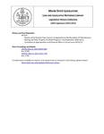 Legislative History: Resolve of the Houlton Town Council: In Opposition to the Elimination of State Revenue Sharing and Other Property Tax Relief Programs (HP1116) by Maine State Legislature (126th: 2012-2014)