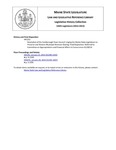 Legislative History: Resolution of the Scarborough Town Council: Urging the Maine State Legislature to Preserve and Restore Municipal Revenue Sharing (HP1252) by Maine State Legislature (126th: 2012-2014)