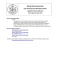Legislative History: Joint Resolution Honoring Wreaths Across America (HP1296) by Maine State Legislature (126th: 2012-2014)