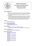 Legislative History: Joint Order, That the Joint Standing Committee on Energy, Utilities and Technology report out a bill regarding standard sewer districts (SP533) by Maine State Legislature (126th: 2012-2014)