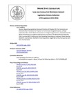 Legislative History: Resolve, Regarding Legislative Review of Portions of Chapter 301: Fee Schedule and Administrative Procedures for Payment of Commission Assigned Counsel, a Major Substantive Rule of the Maine Commission on Indigent Legal Services (HP11)(LD8) by Maine State Legislature (127th: 2014-2016)