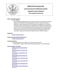 Legislative History: Resolve, Regarding Legislative Review of Portions of Chapter 22: Standards for Outdoor Application of Pesticides by Powered Equipment in Order To Minimize Off-target Deposition, a Major Substantive Rule of the Department of Agriculture, Conservation and Forestry, Board of Pesticides Control (HP145)(LD202) by Maine State Legislature (127th: 2014-2016)