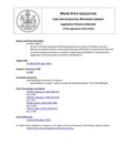 Legislative History: An Act To Provide Funding for Maintaining Cemeteries within the Maine Veterans' Memorial Cemetery System (SP77)(LD208) by Maine State Legislature (127th: 2014-2016)