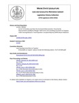 Legislative History: An Act To Provide Local Sales Tax Increment Disbursements (HP342)(LD503) by Maine State Legislature (127th: 2014-2016)