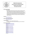Legislative History: Resolve, Regarding Legislative Review of Portions of Chapter 101: MaineCare Benefits Manual, Chapter III, Section 29: Allowances for Support Services for Adults with Intellectual Disabilities or Autistic Disorder, a Major Substantive Rule of the Department of Health and Human Services (HP410)(LD597) by Maine State Legislature (127th: 2014-2016)