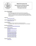 Legislative History:  An Act To Strengthen the Maine Agriculture Protection Act (HP411)(LD598)