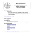 Legislative History: An Act To Require Motorized Scooters To Be Equipped with Flags (HP708)(LD1025) by Maine State Legislature (127th: 2014-2016)