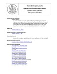 Legislative History: An Act To Promote Community Broadband Planning and Strengthen Economic Opportunity throughout Maine (HP732)(LD1063) by Maine State Legislature (127th: 2014-2016)