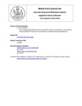 Legislative History: An Act Regarding the Requirements for Sprinkler Systems in Townhouses (SP404)(LD1135) by Maine State Legislature (127th: 2014-2016)