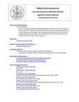 Legislative History: An Act To Establish the Municipal Gigabit Broadband Network Access Fund (HP818)(LD1185) by Maine State Legislature (127th: 2014-2016)
