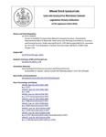 Legislative History: An Act To Establish Transportation Network Company Insurance (HP934)(LD1379) by Maine State Legislature (127th: 2014-2016)