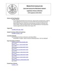 Legislative History:  An Act Regarding the Maine Arts Commission (HP1013)(LD1490)