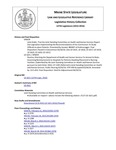 Legislative History:  Resolve, Directing the Department of Health and Human Services To Amend Its Rules Governing Reimbursement to Hospitals for Patients Awaiting Placement in Nursing Facilities (SP659)(LD1621)