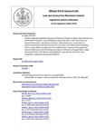 Legislative History: Resolve, Regarding Legislative Review of Portions of Chapter 3: Maine Clean Election Act and Related Provisions, a Late-filed Major Substantive Rule of the Commission on Governmental Ethics and Election Practices (HP1136)(LD1666) by Maine State Legislature (127th: 2014-2016)