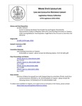 Legislative History: An Act To Improve the Maine Tree Growth Tax Law Program (HP1157)(LD1691) by Maine State Legislature (127th: 2014-2016)