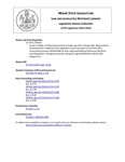 Legislative History: An Act To Make a Technical Correction to Public Law 2015, Chapter 483 (SP710)(LD1703) by Maine State Legislature (127th: 2014-2016)