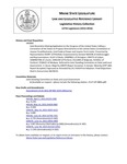 Legislative History: Joint Resolution Making Application to the Congress of the United States Calling a Convention of the States to Propose Amendments to the United States Constitution to Impose Fiscal Restraints, Limit Federal Power and Impose Term Limits (HP804) by Maine State Legislature (127th: 2014-2016)