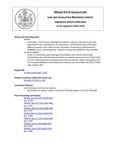 Legislative History: Joint Order, That the Joint Standing Committee on Judiciary shall report out a bill regarding the late reinstatement of corporations, limited partnerships and limited liability companies after administrative dissolution (HP931) by Maine State Legislature (127th: 2014-2016)