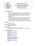Legislative History: Joint Order, That the Joint Standing Committee on Health and Human Services May Report Out a Bill to Establish a Moratorium on Rate Changes Related to Rule Chapter 101: MaineCare Benefits Manual, Sections 13, 17, 28 and 65 (HP1156) by Maine State Legislature (127th: 2014-2016)