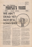 Low Income People's Voice, March 1972 by Low Income People, Inc.