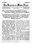 Lucerne-In-Maine News : April 1928