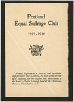 Portland Equal Suffrage Club 1915-1916