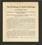 The Working of Equal Suffrage