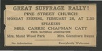 Great Suffrage Rally!
