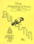 Maine Archaeological Society Bulletin Vol. 18-1 Spring 1978
