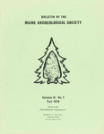 Maine Archaeological Society Bulletin Vol. 18-2 Fall 1978