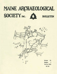 Maine Archaeological Society Bulletin Vol. 23-1 Spring 1983