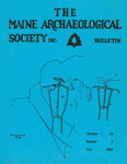 Maine Archaeological Society Bulletin Vol. 26-2 Fall 1986