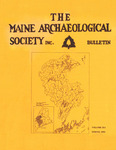 Maine Archaeological Society Bulletin Vol. 32-1 Spring 1992 by Maine Archaeological Society