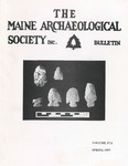 Maine Archaeological Society Bulletin Vol. 37-1 Spring 1997 by Maine Archaeological Society