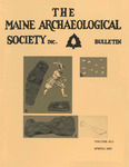 Maine Archaeological Society Bulletin Vol. 43-1 Spring 2003