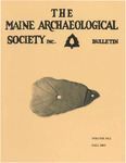 Maine Archaeological Society Bulletin Vol. 43-2 Fall 2003