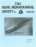 Maine Archaeological Society Bulletin Vol. 44-2 Fall 2004