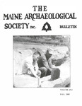 Maine Archaeological Society Bulletin Vol. 45-2 Fall 2005
