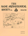 Maine Archaeological Society Bulletin Vol. 46-1 Spring 2006