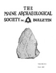 Maine Archaeological Society Bulletin Vol. 47-2 Fall 2007