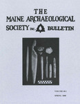 Maine Archaeological Society Bulletin Vol. 48-1 Spring 2008