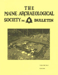 Maine Archaeological Society Bulletin Vol. 50-2 Fall 2010