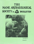 Maine Archaeological Society Bulletin Vol. 51-1 Spring 2011