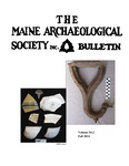 Maine Archaeological Society Bulletin Vol. 54-2 Fall 2014 by Maine Archaeological Society