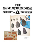 Maine Archaeological Society Bulletin Vol. 57-2 Fall 2017