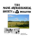 Maine Archaeological Society Vol. 58-1&2 2018