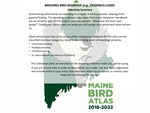 Breeding Bird Codes Slideshow – Maine Bird Atlas