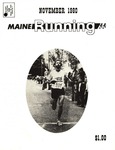 Maine Running Vol. 1 No. 9 November 1980 by Robert E. Booker